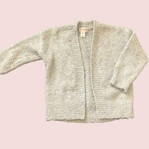 Fuzzy Grey Cat & Jack Cardigan 18 Months